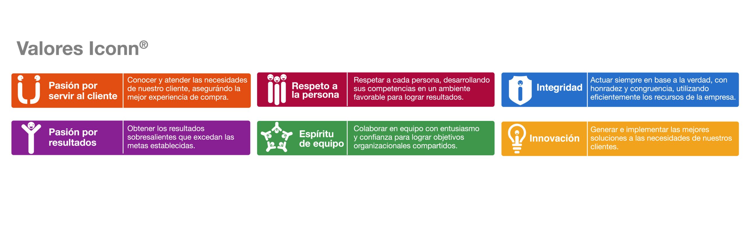 Valores Iconn®